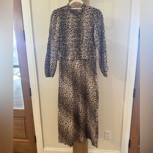 NWT Rixo leopard dress. Small. Never worn